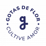 Logotipo Gotas de Flor com Amor